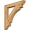 Ekena Millwork Merced Slat Rough Sawn Bracket, Western Red Cedar, 4"W x 32"D x 32"H BKT04X32X32MRC06RWR - alternate 1